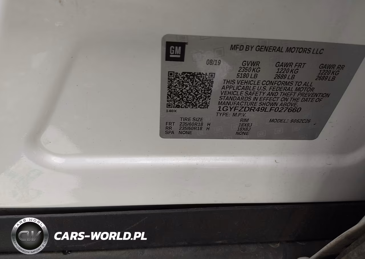 2020 Cadillac Xt4 Awd Premium Luxury VIN:1GYFZDR49LF027660 - 9