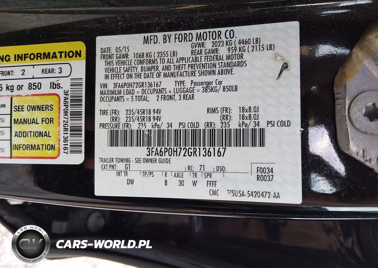 2016 Ford Fusion Se VIN:3FA6P0H72GR136167 - 9