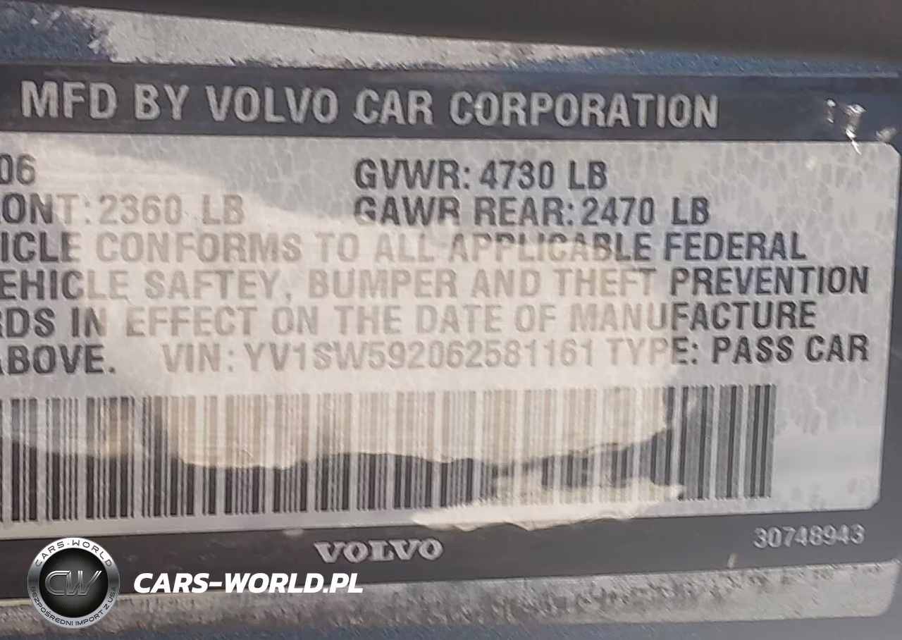 2006 Volvo V70 2.5T VIN:YV1SW592062581161 - 9