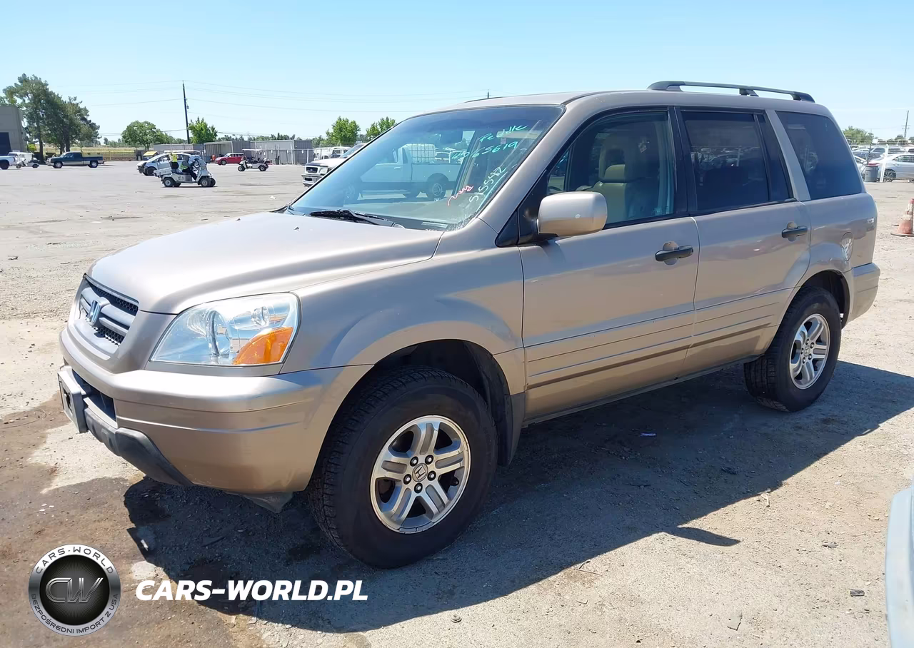 2005 Honda Pilot Ex-L VIN:2HKYF18695H515542 - 2