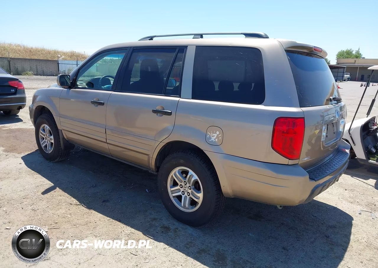 2005 Honda Pilot Ex-L VIN:2HKYF18695H515542 - 3