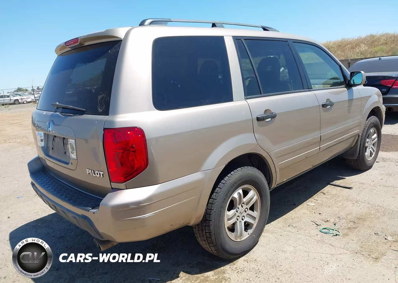 2005 Honda Pilot Ex-L VIN:2HKYF18695H515542 - 4