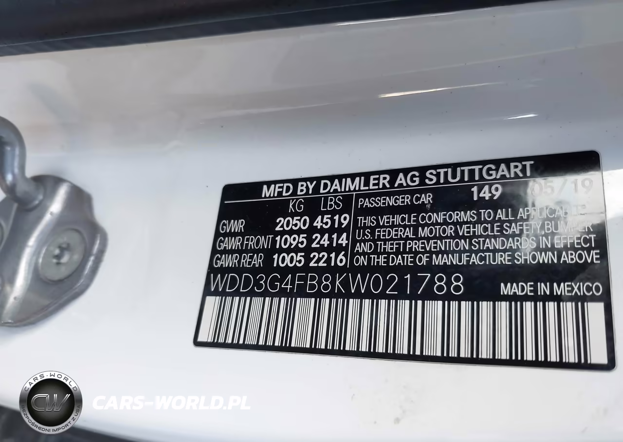 2019 Mercedes-Benz A 220 4Matic VIN:WDD3G4FB8KW021788 - 9