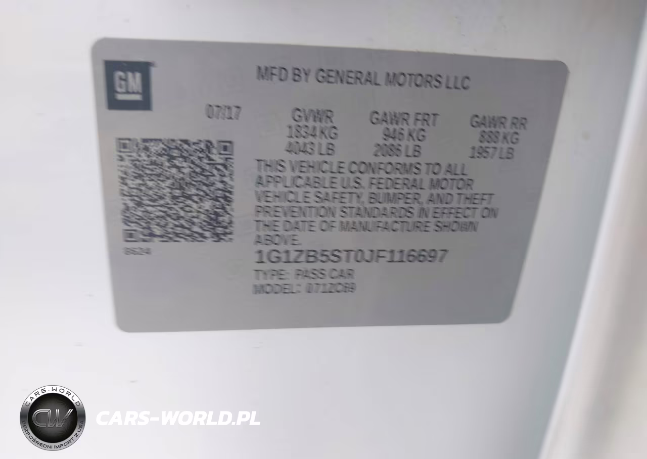 2018 Chevrolet Malibu 1Ls VIN:1G1ZB5ST0JF116697 - 9