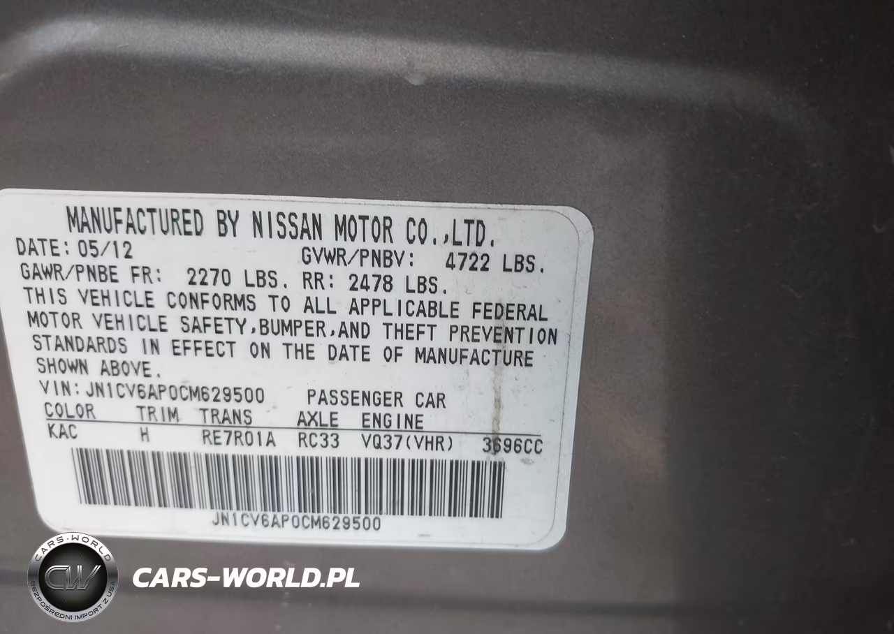2012 Infiniti G37 Journey VIN:JN1CV6AP0CM629500 - 9