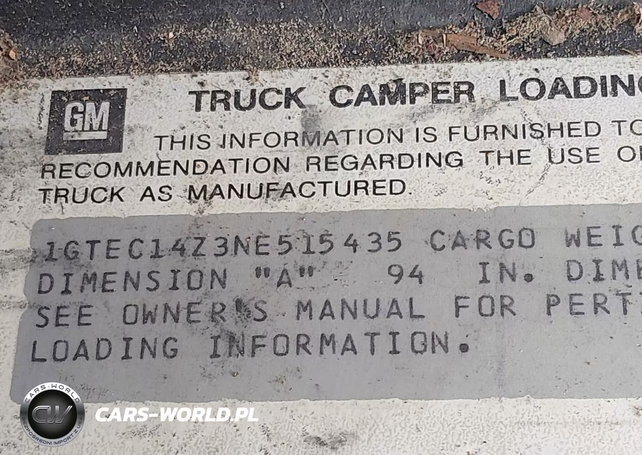 1992 GMC Sierra C1500 VIN:1GTEC14Z3NE515435 - 9