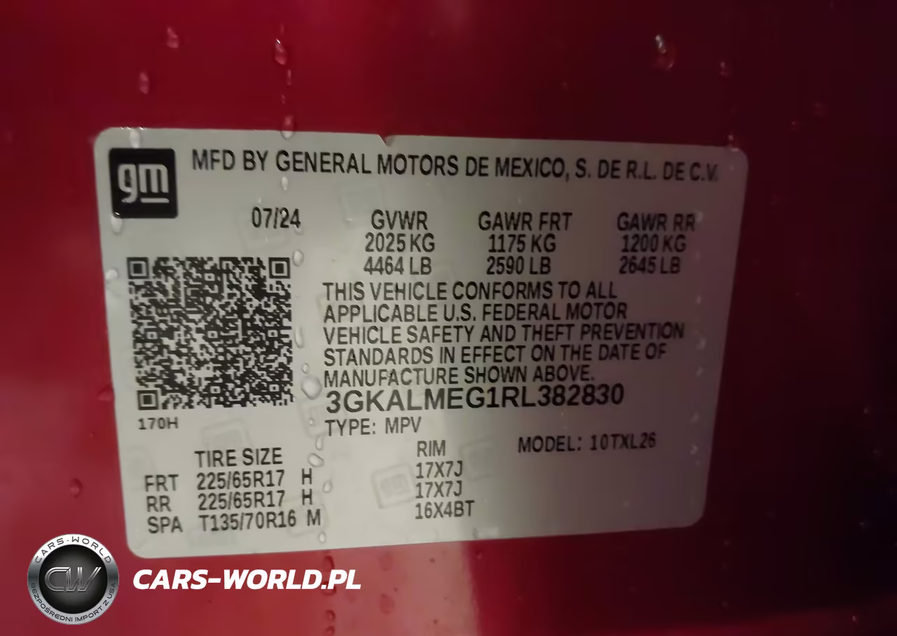 2024 GMC Terrain Fwd Sle VIN:3GKALMEG1RL382830 - 9