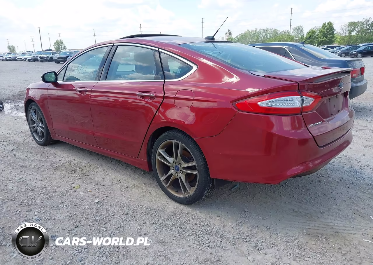 2014 Ford Fusion Titanium VIN:3FA6P0K97ER218547 - 3