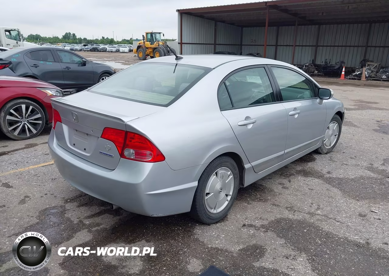 2007 Honda Civic Hybrid VIN:JHMFA36287S018115 - 4