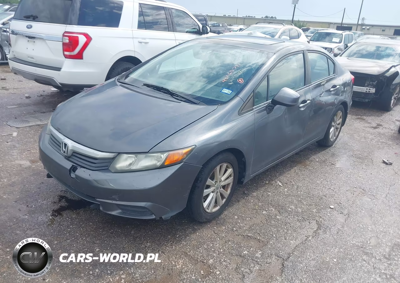 2012 Honda Civic Ex-L VIN:2HGFB2F92CH521714 - 2