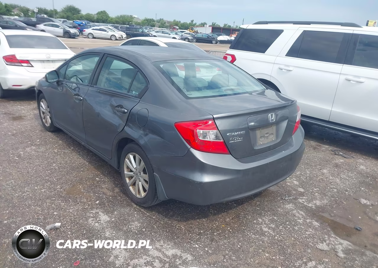 2012 Honda Civic Ex-L VIN:2HGFB2F92CH521714 - 3
