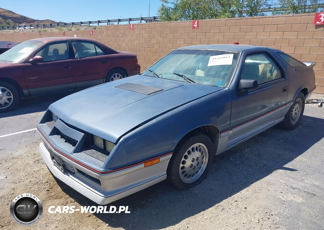 1985 Dodge Daytona Turbo VIN:1B3BA64E7FG152258 - 2