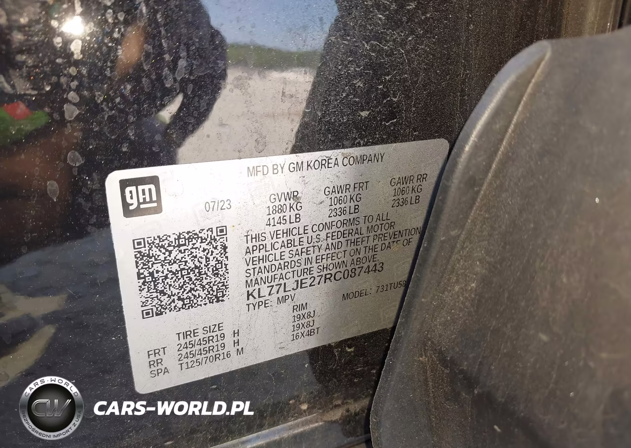 2024 Chevrolet Trax Fwd 2Rs VIN:KL77LJE27RC087443 - 9
