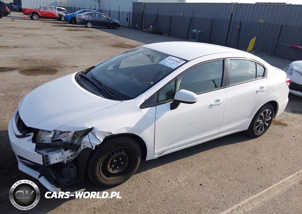2014 Honda Civic Lx VIN:19XFB2F51EE015673 - 15