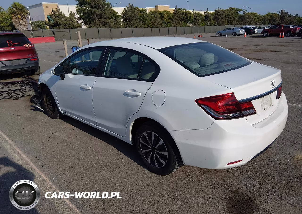 2014 Honda Civic Lx VIN:19XFB2F51EE015673 - 3