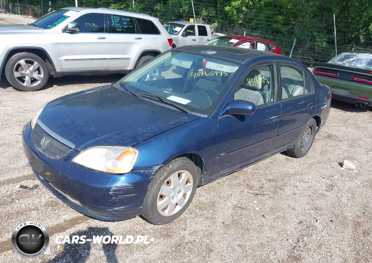 2001 Honda Civic Ex VIN:1HGES26701L023618 - 2