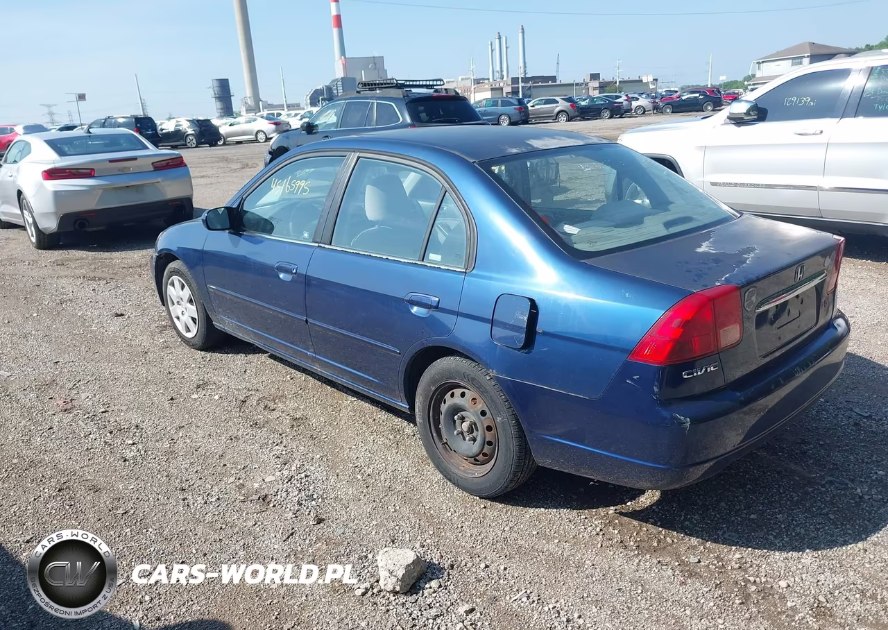 2001 Honda Civic Ex VIN:1HGES26701L023618 - 3