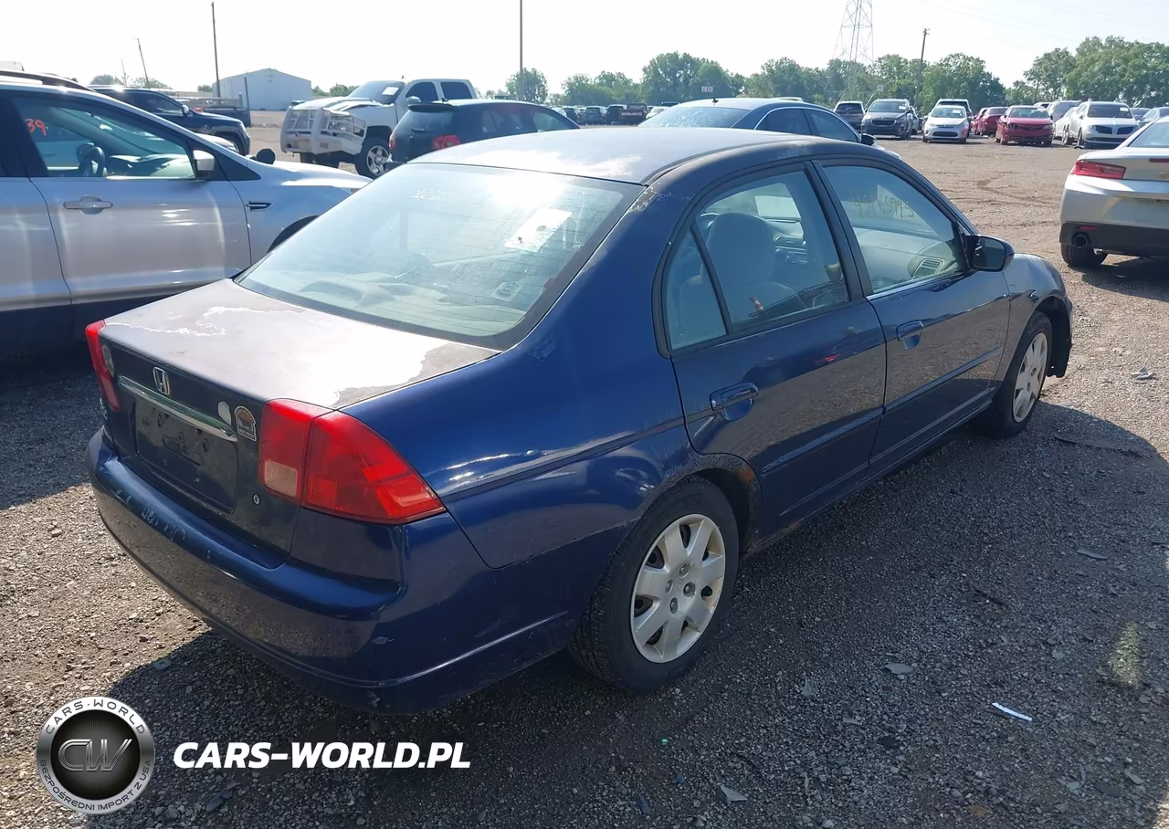 2001 Honda Civic Ex VIN:1HGES26701L023618 - 4