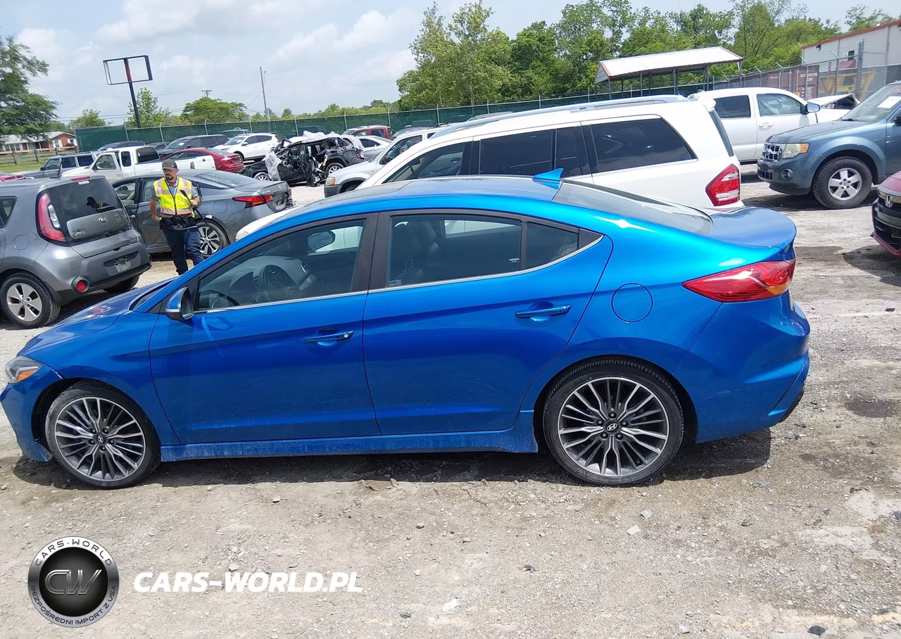 2017 Hyundai Elantra Sport VIN:KMHD04LB9HU327776 - 14