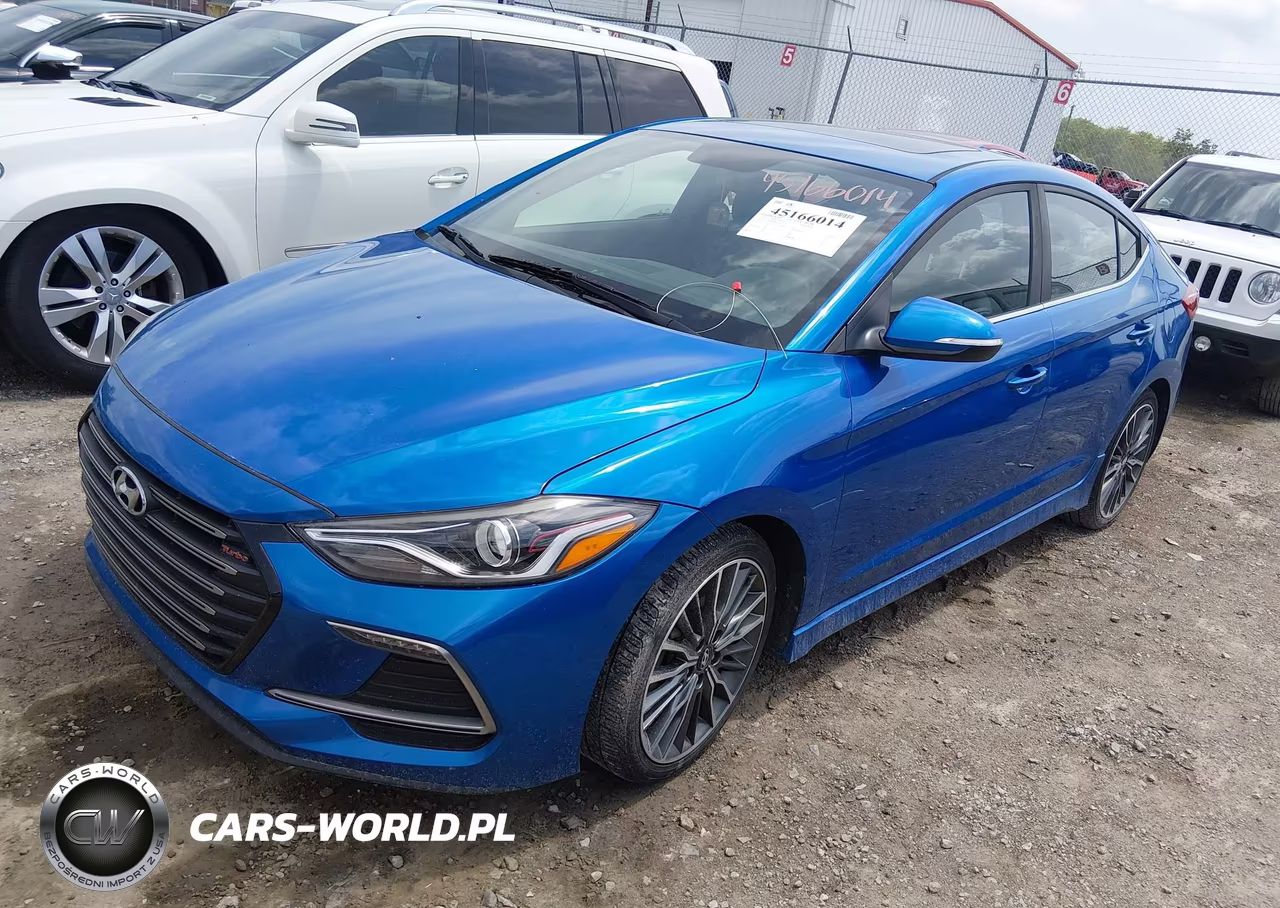 2017 Hyundai Elantra Sport VIN:KMHD04LB9HU327776 - 2