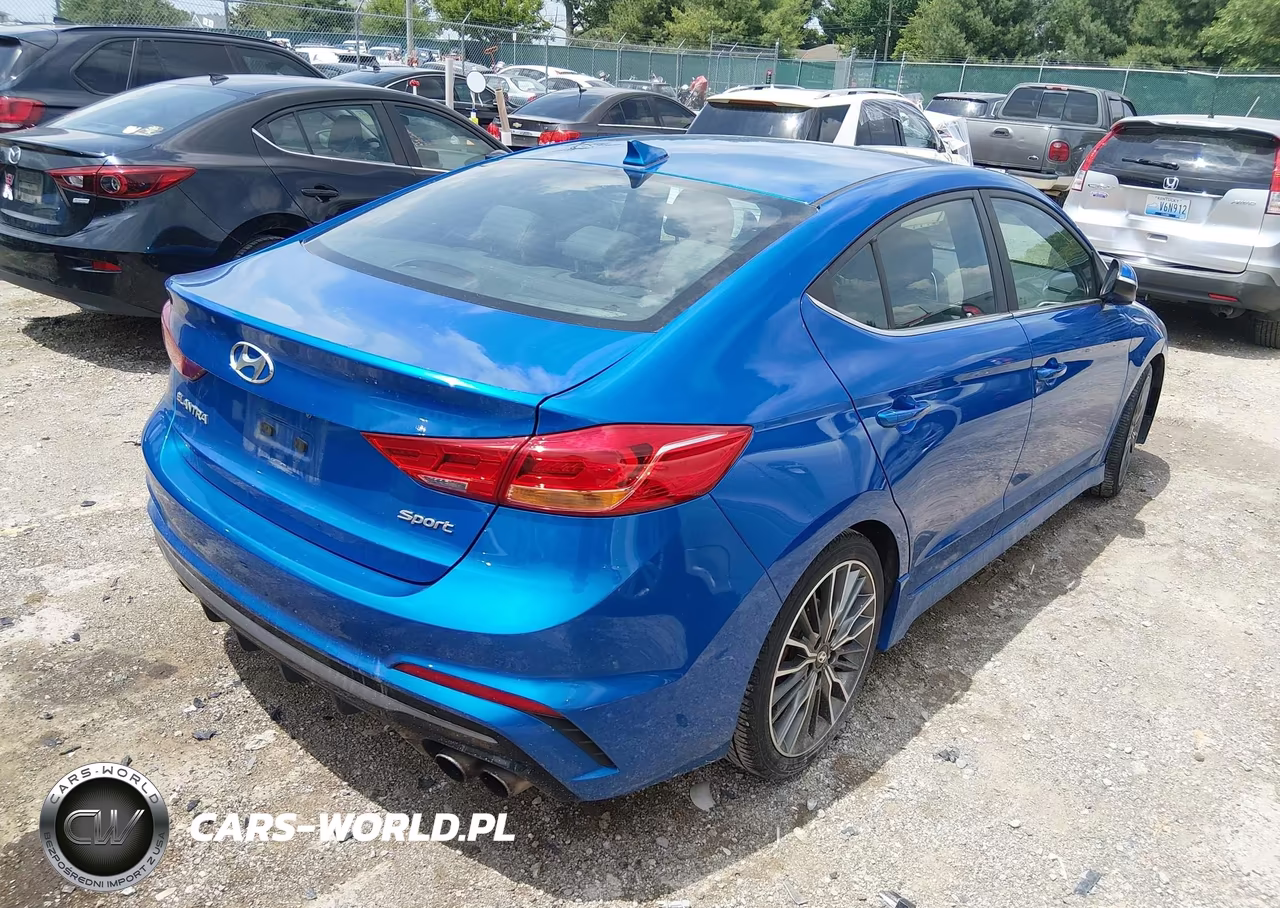 2017 Hyundai Elantra Sport VIN:KMHD04LB9HU327776 - 4
