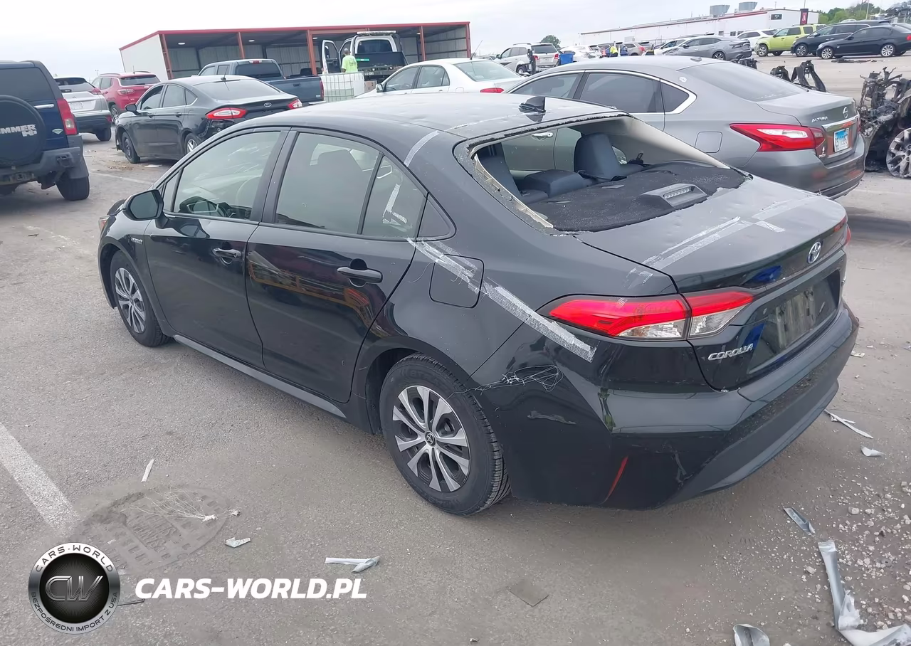 2021 Toyota Corolla Hybrid Le VIN:JTDEAMDE2MJ003837 - 3