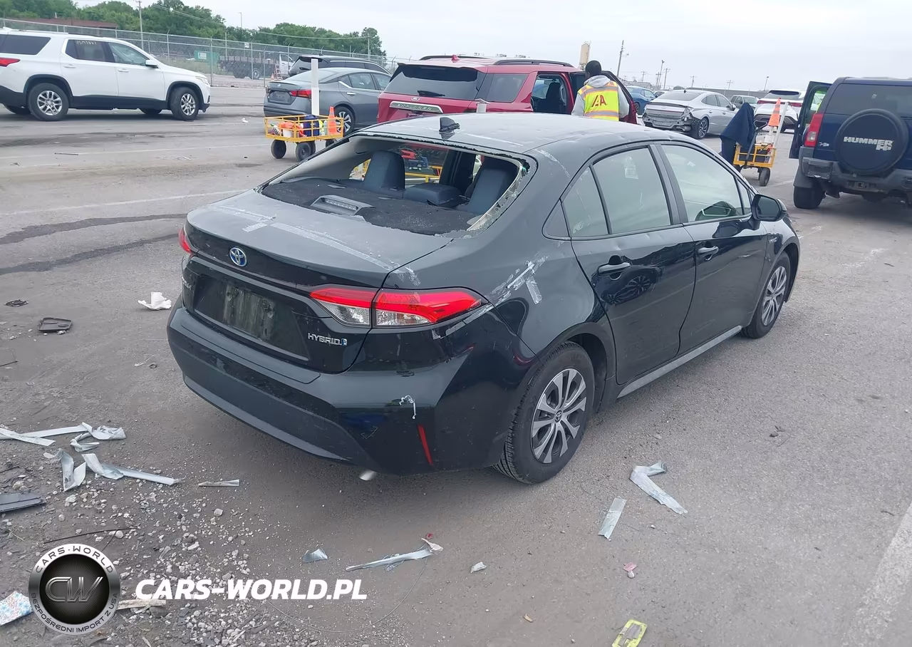 2021 Toyota Corolla Hybrid Le VIN:JTDEAMDE2MJ003837 - 4