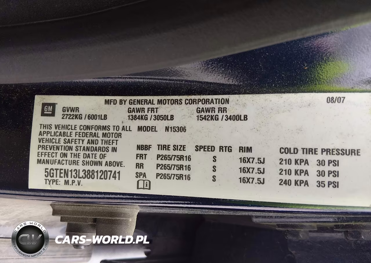 2008 Hummer H3 Suv Alpha VIN:5GTEN13L388120741 - 9