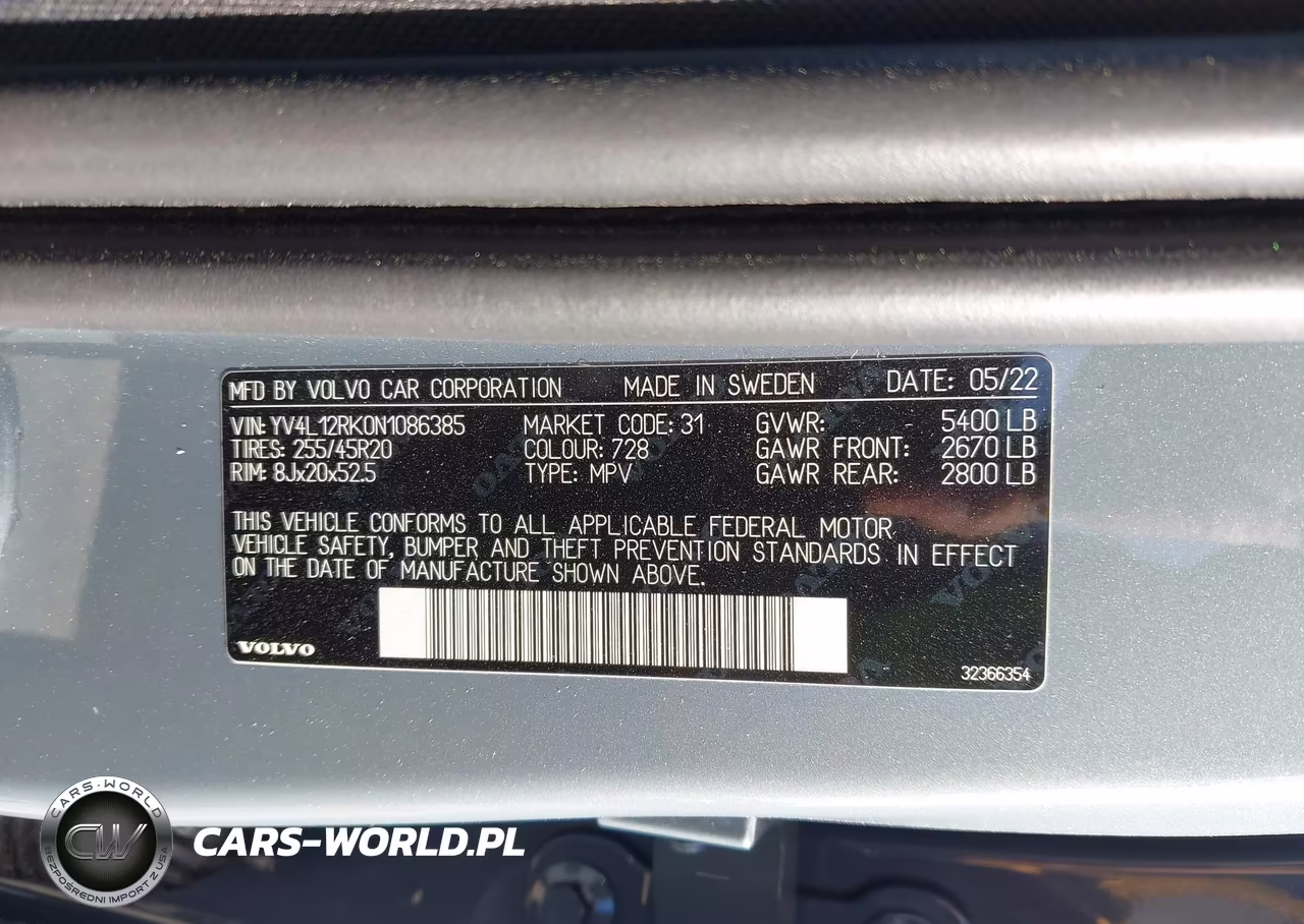 2022 Volvo Xc60 B5 Momentum VIN:YV4L12RK0N1086385 - 9