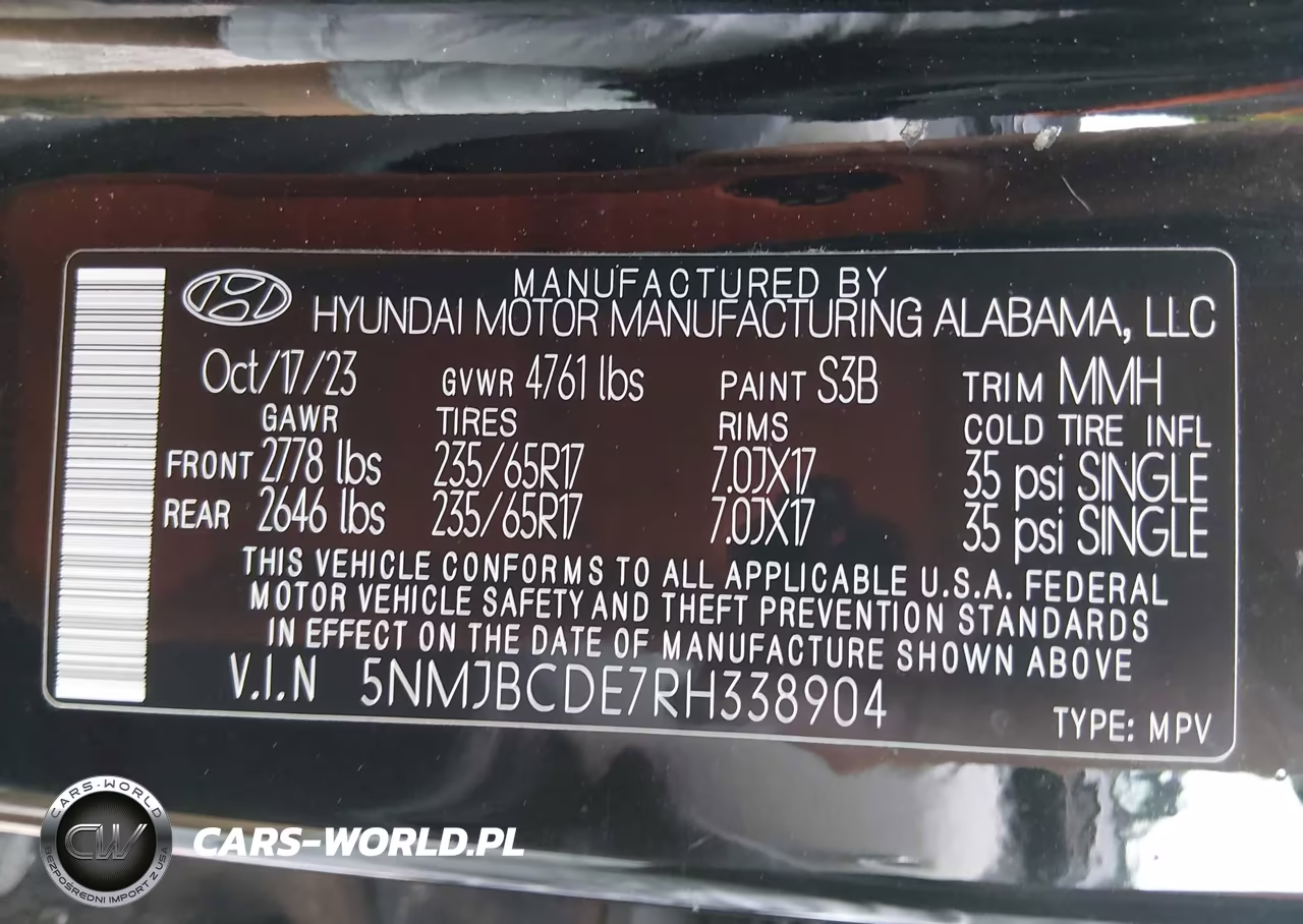 2024 Hyundai Tucson Sel VIN:5NMJBCDE7RH338904 - 9