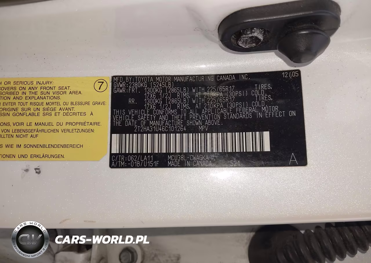 2006 Lexus Rx 330 VIN:2T2HA31U46C101264 - 9