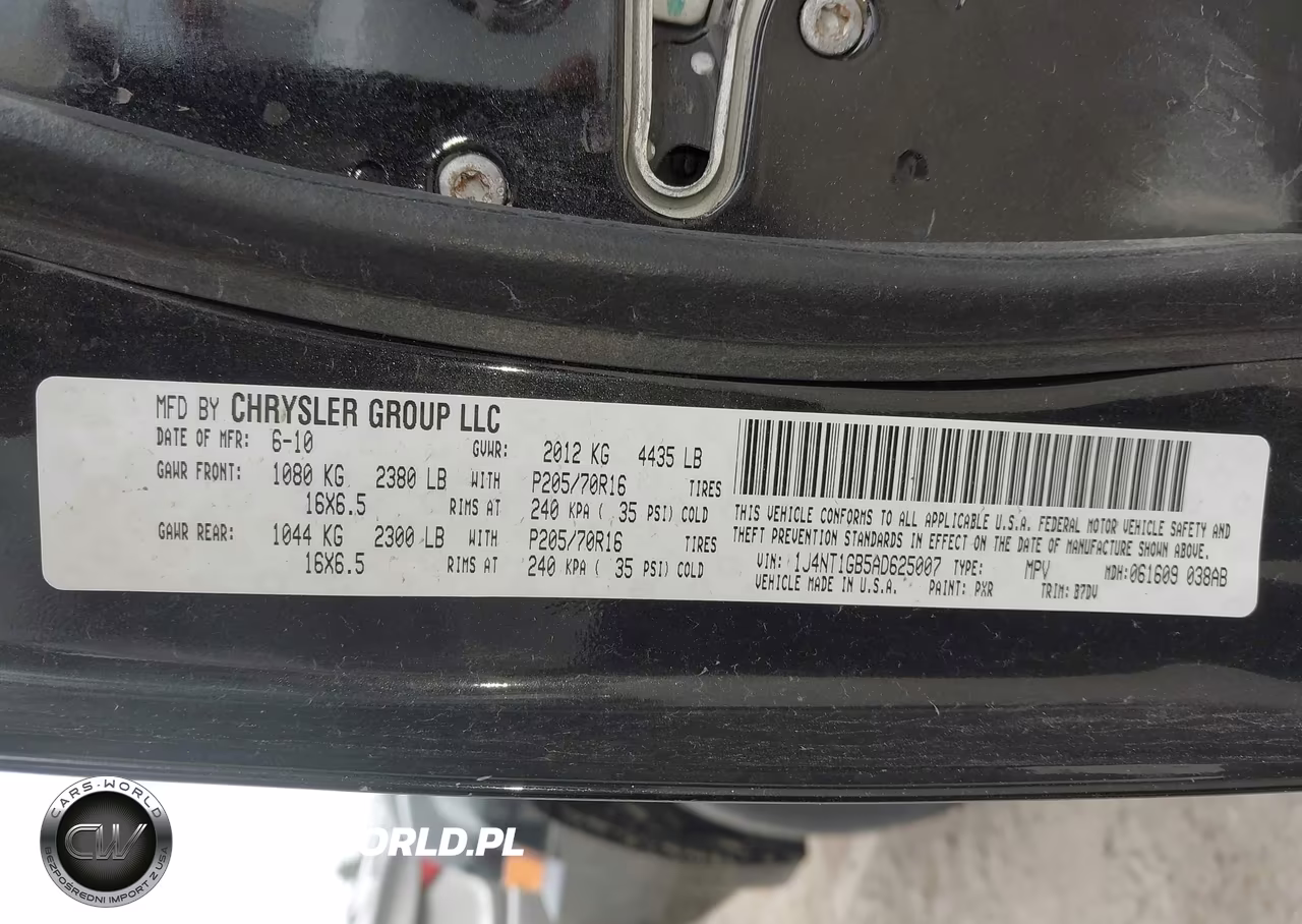 2010 Jeep Patriot Sport VIN:1J4NT1GB5AD625007 - 9