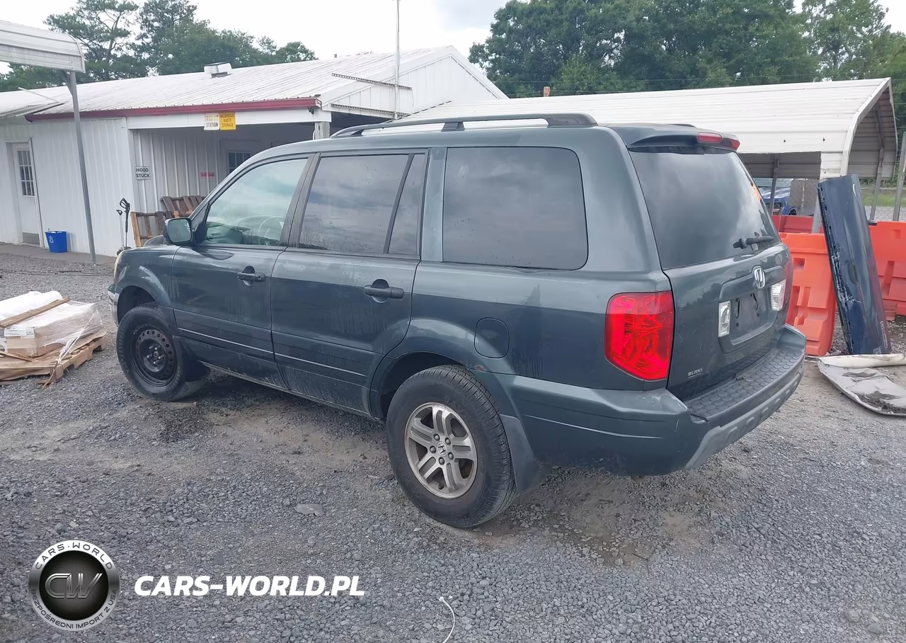 2004 Honda Pilot Ex-L VIN:2HKYF18614H509264 - 3