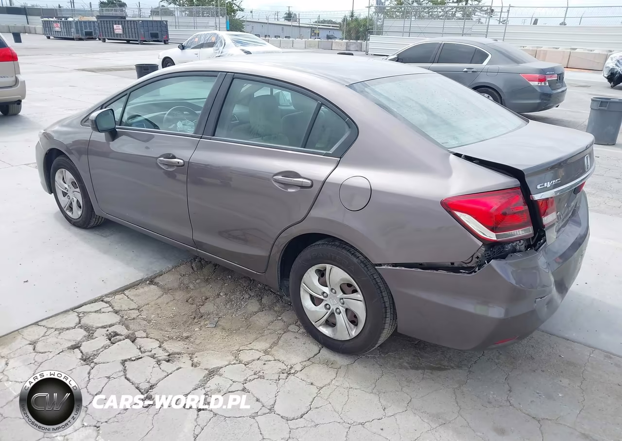 2015 Honda Civic Lx VIN:19XFB2F57FE270166 - 3