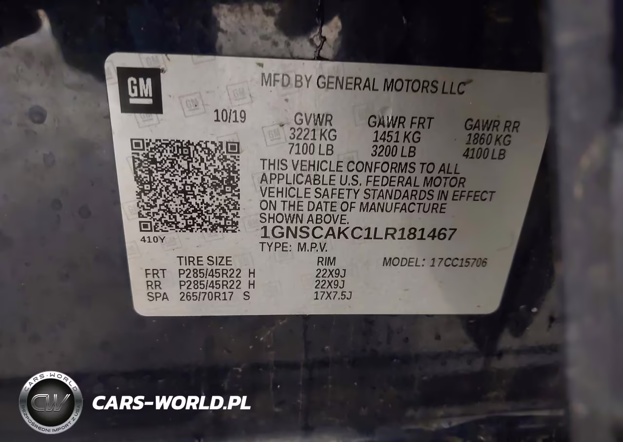 2020 Chevrolet Tahoe 2Wd Ls VIN:1GNSCAKC1LR181467 - 9