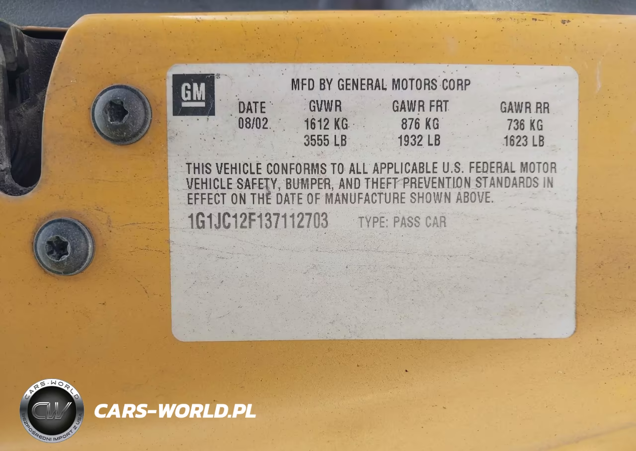 2003 Chevrolet Cavalier VIN:1G1JC12F137112703 - 9
