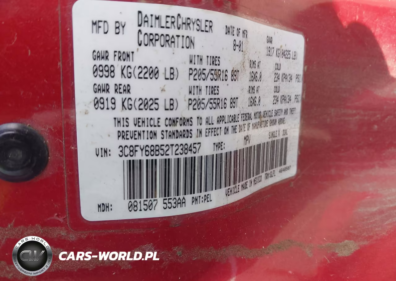 2002 Chrysler Pt Cruiser Limited VIN:3C8FY68B52T238457 - 9