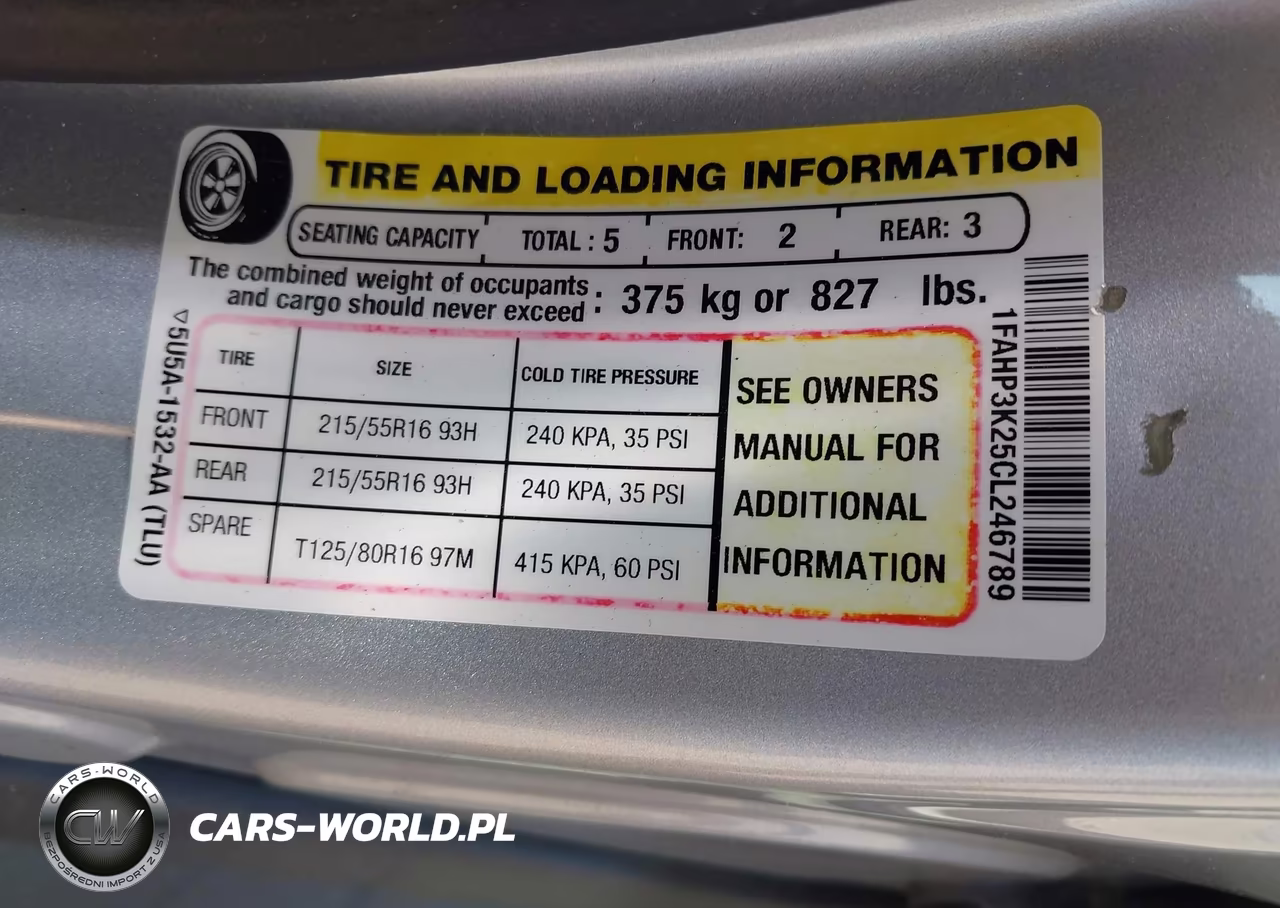 2012 Ford Focus Se VIN:1FAHP3K25CL246789 - 9