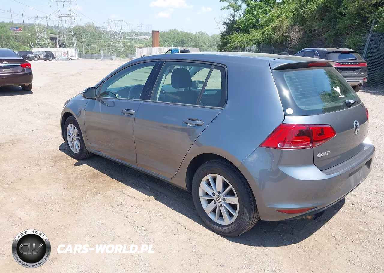 2015 Volkswagen Golf Tsi S 4-Door VIN:3VW217AU6FM095845 - 3