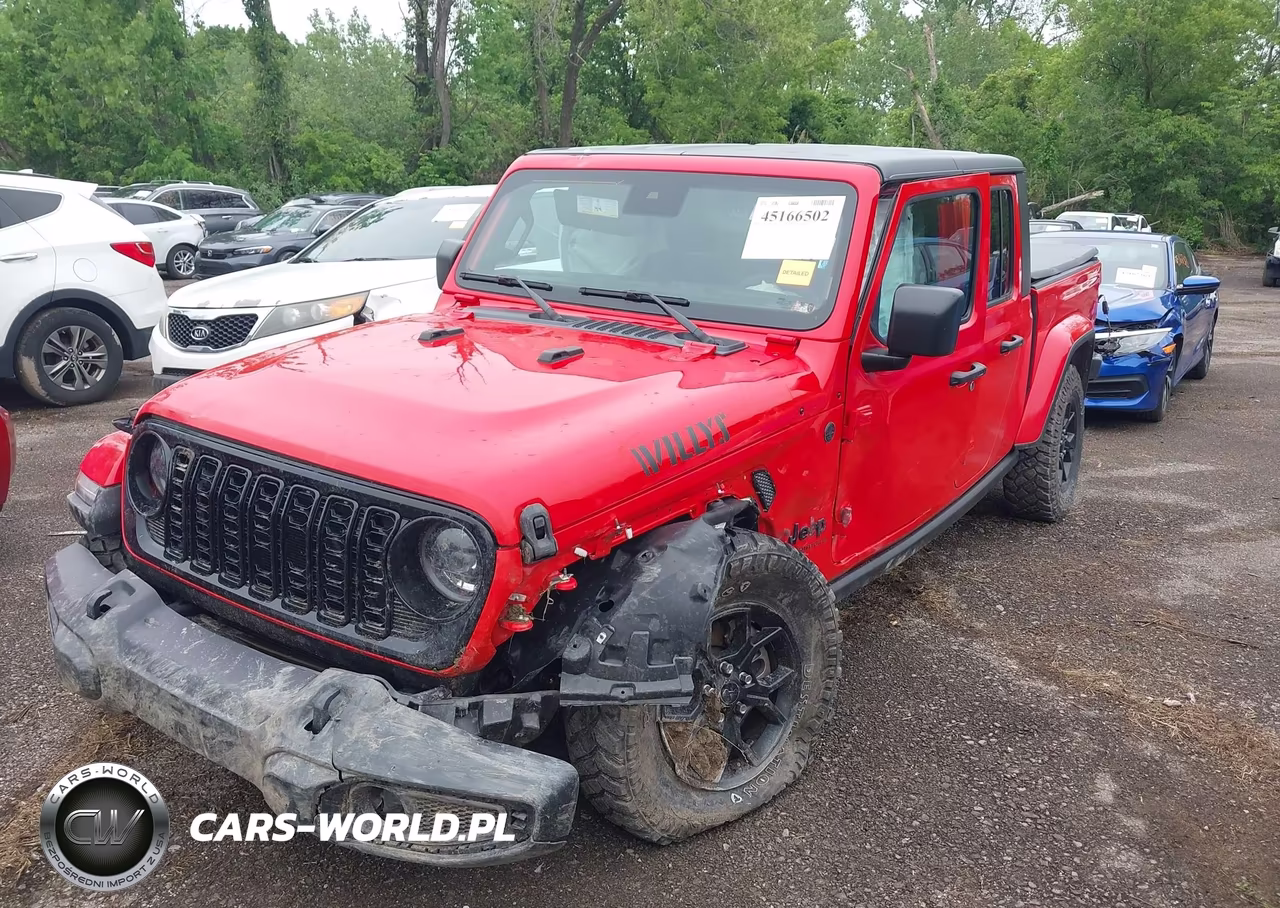 2024 Jeep Gladiator Willys VIN:1C6HJTAG2RL117501 - 2
