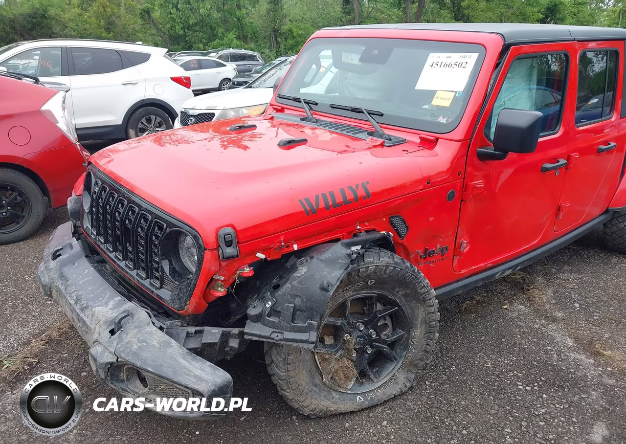 2024 Jeep Gladiator Willys VIN:1C6HJTAG2RL117501 - 6