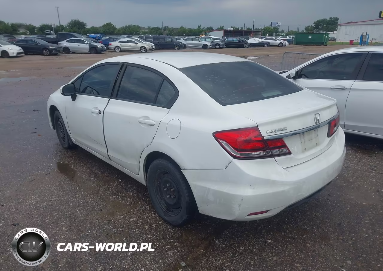 2014 Honda Civic Lx VIN:19XFB2F55EE062754 - 3