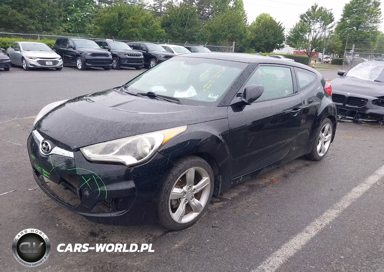 2014 Hyundai Veloster Base W-Gray VIN:KMHTC6AD9EU199148 - 2