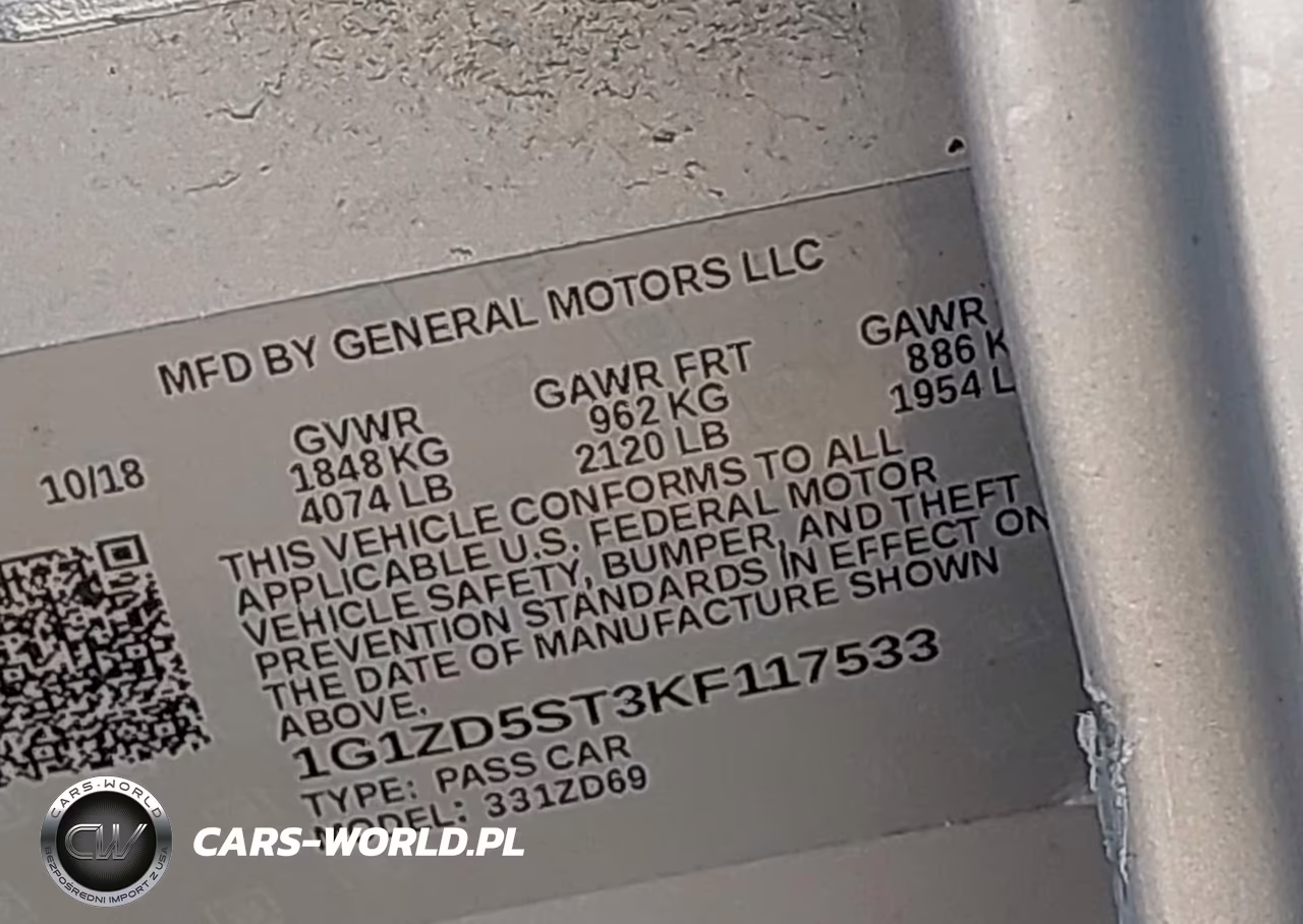 2019 Chevrolet Malibu Lt VIN:1G1ZD5ST3KF117533 - 9