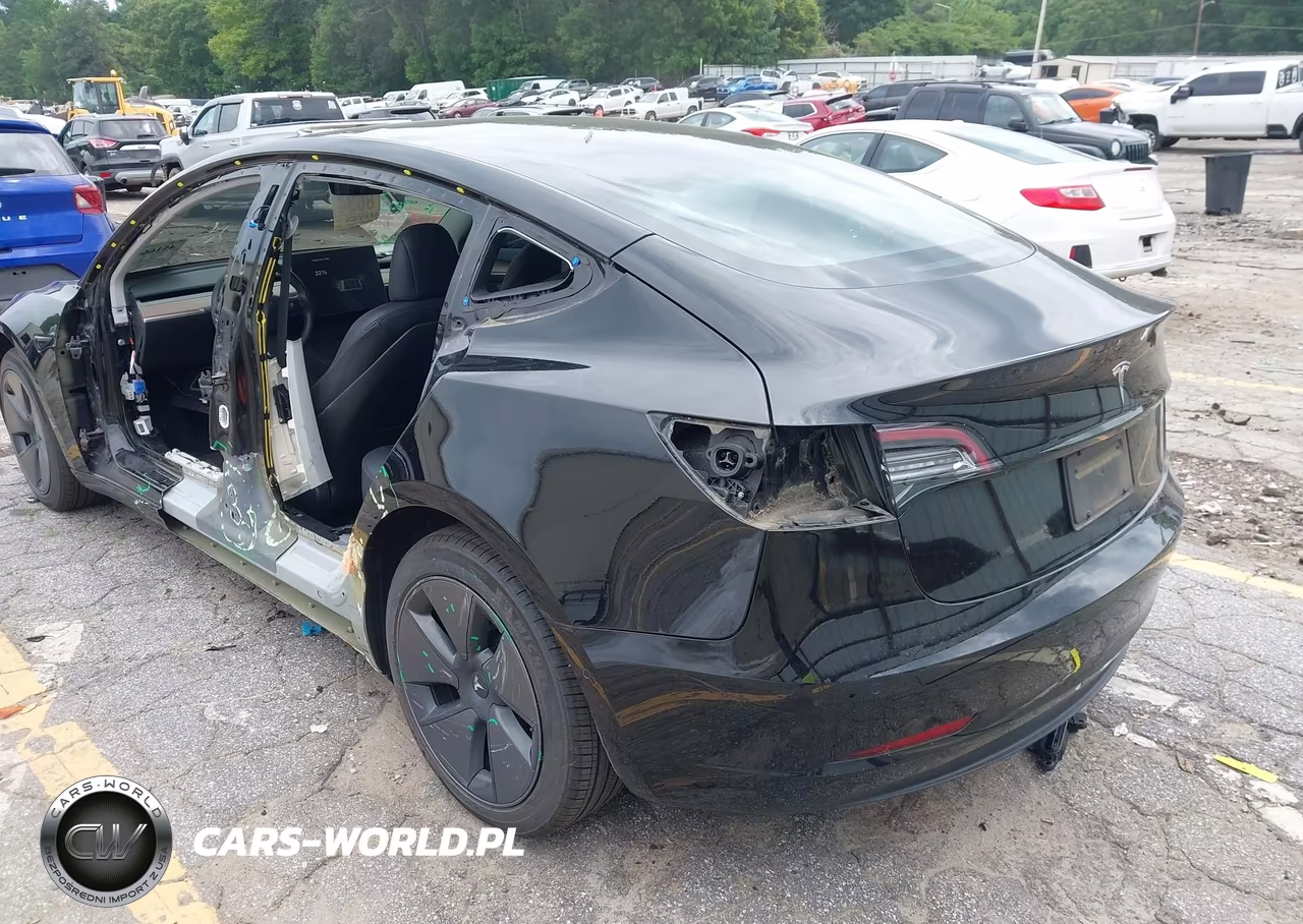 2021 Tesla Model 3 Standard Range Plus Rear-Wheel Drive VIN:5YJ3E1EA7MF092253 - 3