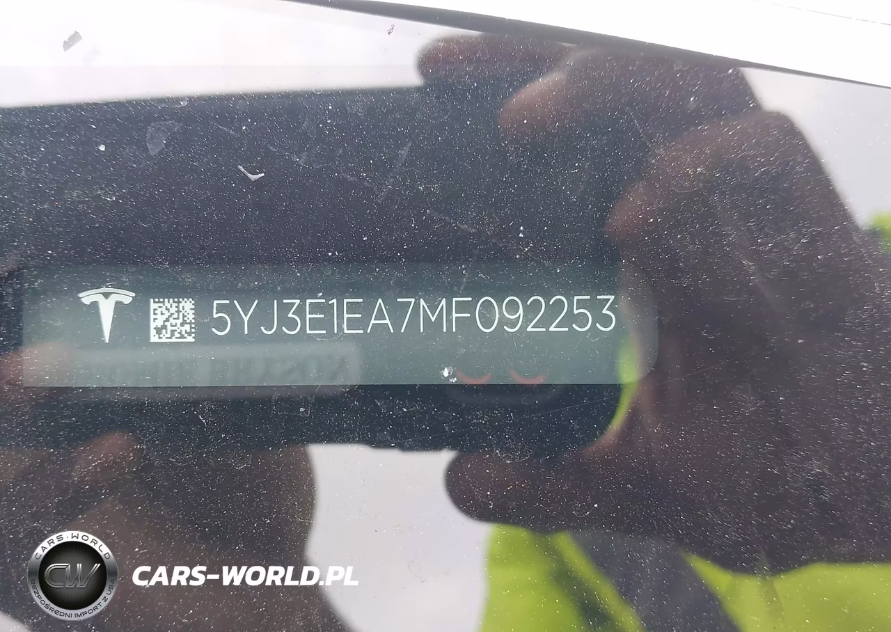2021 Tesla Model 3 Standard Range Plus Rear-Wheel Drive VIN:5YJ3E1EA7MF092253 - 9