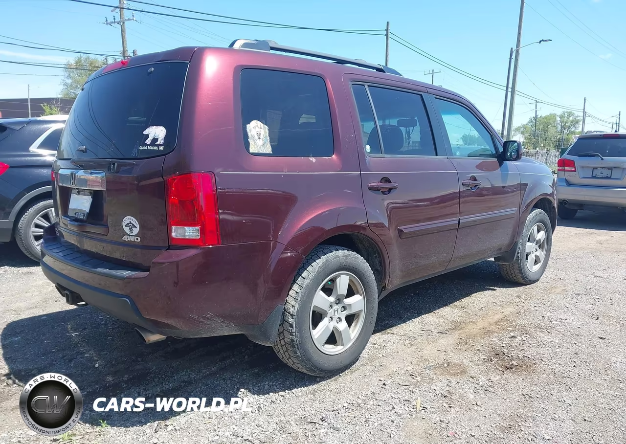 2010 Honda Pilot Ex-L VIN:5FNYF4H5XAB034653 - 4