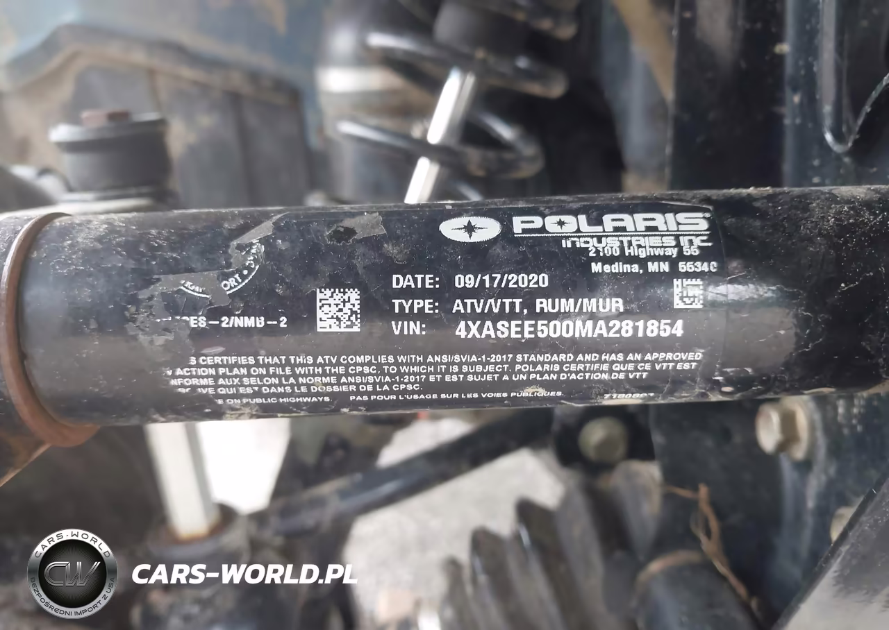 2021 Polaris Sportsman 450 H.o. Eps VIN:4XASEE500MA281854 - 10