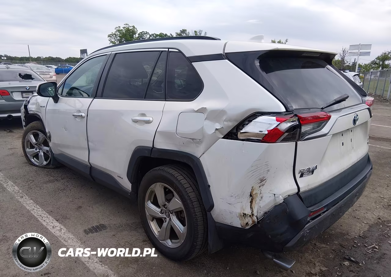 2020 Toyota Rav4 Hybrid Limited VIN:2T3DWRFV7LW080713 - 3