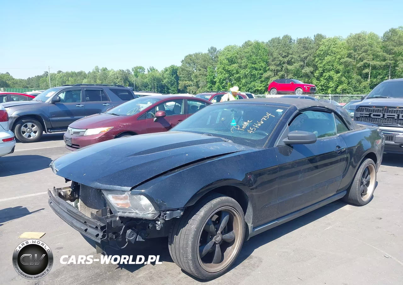 2012 Ford Mustang V6 VIN:1ZVBP8EM3C5201622 - 2